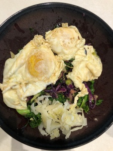saute with eggs and kraut